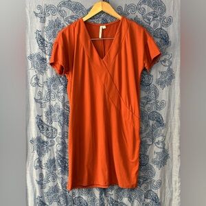 {Mi Ami} orange mini dress women's size S
